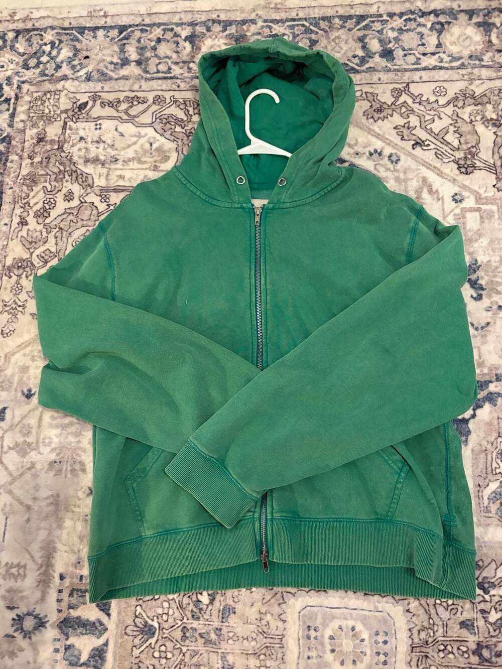 BDG green unisex zip up